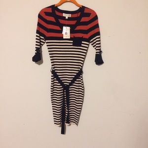 Striped Sweater Dress